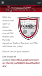 Mobile Screenshot of fairmontsoccer.org